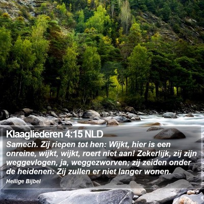 Klaagliederen 4:15 NLD Bible Verse Image