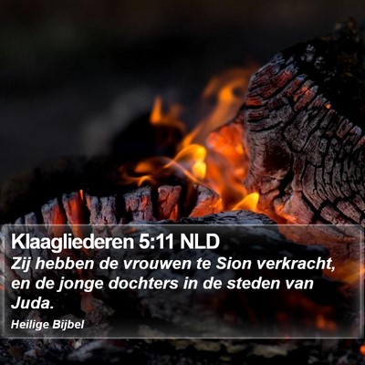 Klaagliederen 5:11 NLD Bible Verse Image