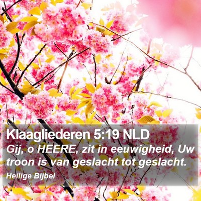 Klaagliederen 5:19 NLD Bible Verse Image