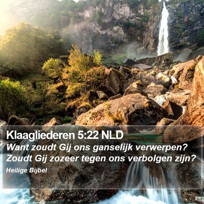 Klaagliederen 5:22 NLD Bible Verse Image