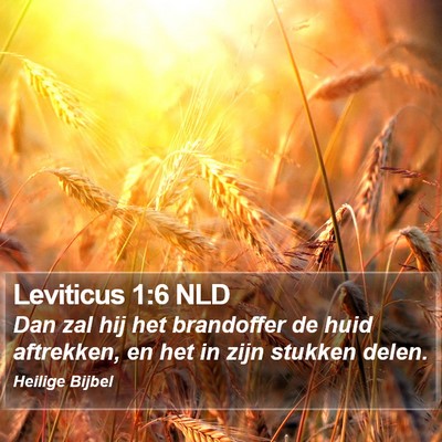 Leviticus 1:6 NLD Bible Verse Image