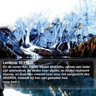 Leviticus 10:1 NLD Bible Verse Image