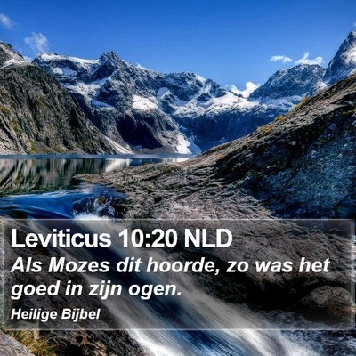 Leviticus 10:20 NLD Bible Verse Image
