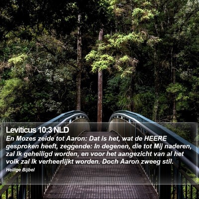 Leviticus 10:3 NLD Bible Verse Image