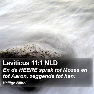 Leviticus 11:1 NLD Bible Verse Image