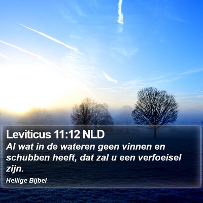 Leviticus 11:12 NLD Bible Verse Image