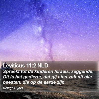Leviticus 11:2 NLD Bible Verse Image