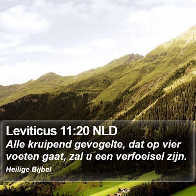 Leviticus 11:20 NLD Bible Verse Image