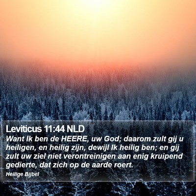 Leviticus 11:44 NLD Bible Verse Image