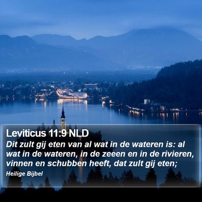 Leviticus 11:9 NLD Bible Verse Image