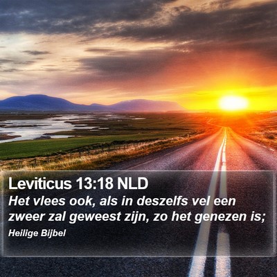 Leviticus 13:18 NLD Bible Verse Image