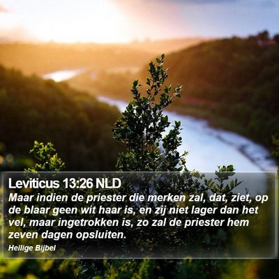 Leviticus 13:26 NLD Bible Verse Image