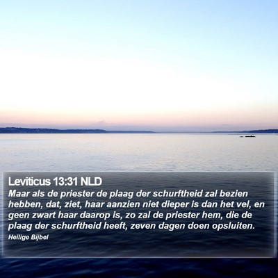 Leviticus 13:31 NLD Bible Verse Image