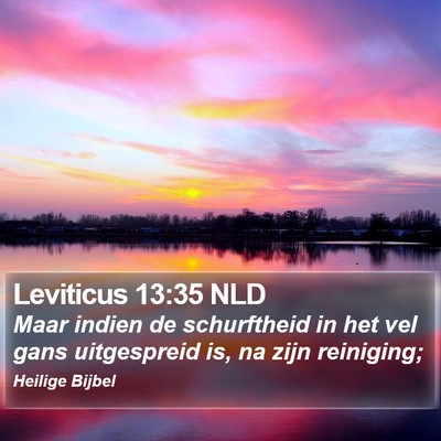 Leviticus 13:35 NLD Bible Verse Image