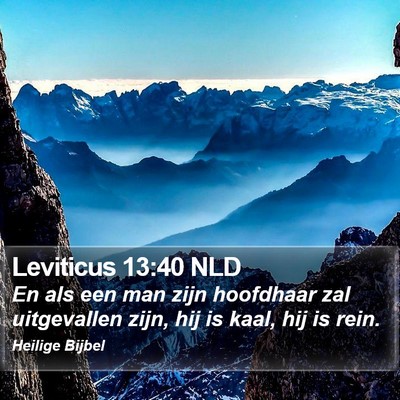 Leviticus 13:40 NLD Bible Verse Image
