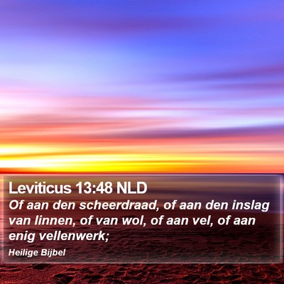 Leviticus 13:48 NLD Bible Verse Image