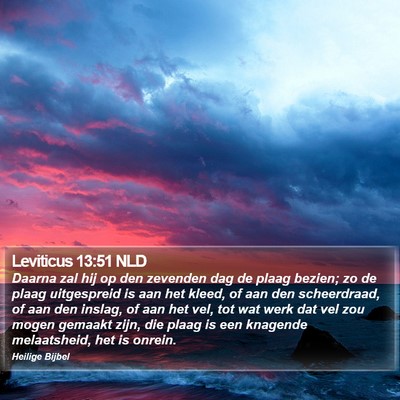 Leviticus 13:51 NLD Bible Verse Image