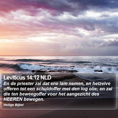 Leviticus 14:12 NLD Bible Verse Image