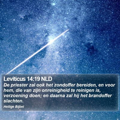 Leviticus 14:19 NLD Bible Verse Image