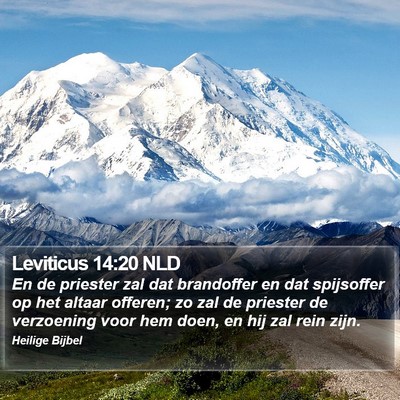 Leviticus 14:20 NLD Bible Verse Image
