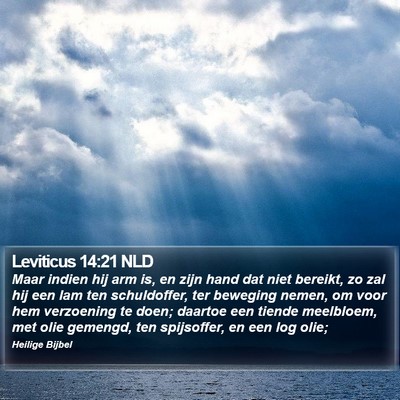 Leviticus 14:21 NLD Bible Verse Image