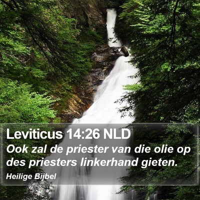 Leviticus 14:26 NLD Bible Verse Image