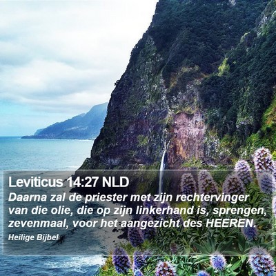 Leviticus 14:27 NLD Bible Verse Image