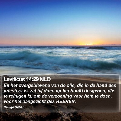 Leviticus 14:29 NLD Bible Verse Image