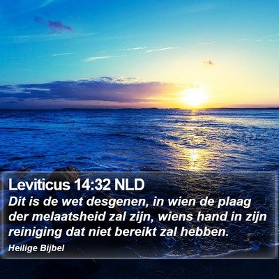 Leviticus 14:32 NLD Bible Verse Image