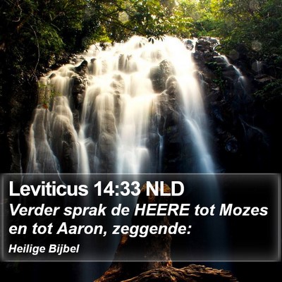 Leviticus 14:33 NLD Bible Verse Image