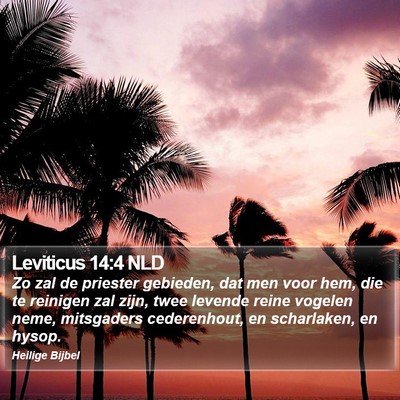 Leviticus 14:4 NLD Bible Verse Image