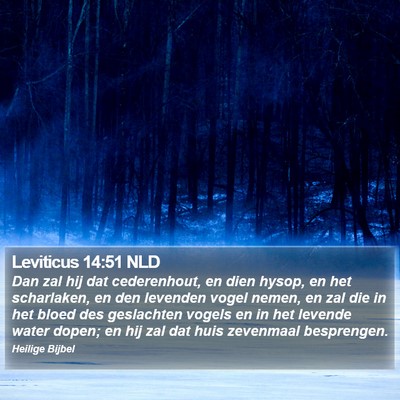 Leviticus 14:51 NLD Bible Verse Image
