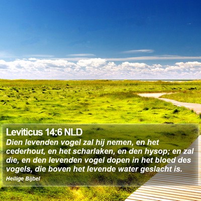 Leviticus 14:6 NLD Bible Verse Image