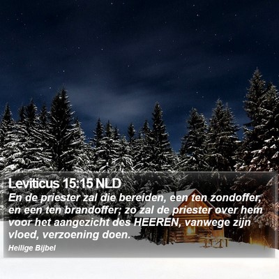 Leviticus 15:15 NLD Bible Verse Image