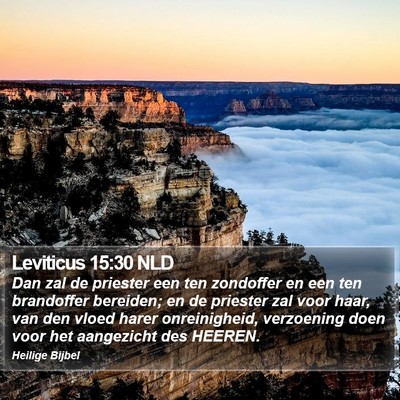 Leviticus 15:30 NLD Bible Verse Image