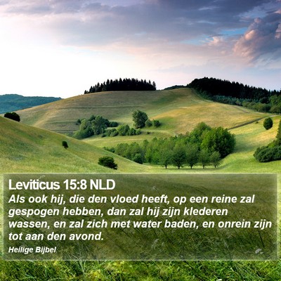 Leviticus 15:8 NLD Bible Verse Image
