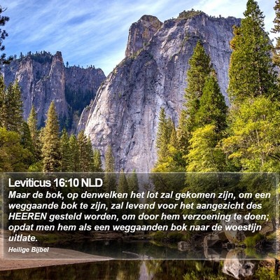 Leviticus 16:10 NLD Bible Verse Image