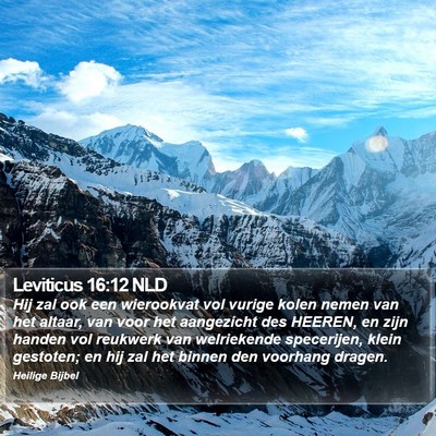 Leviticus 16:12 NLD Bible Verse Image