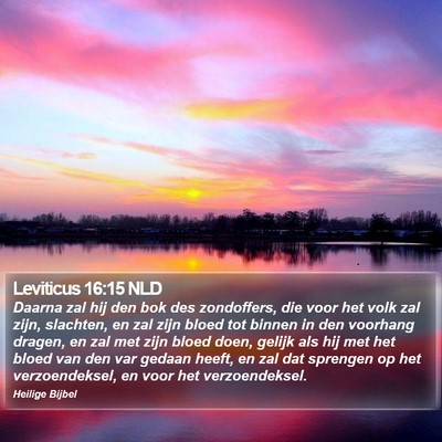 Leviticus 16:15 NLD Bible Verse Image