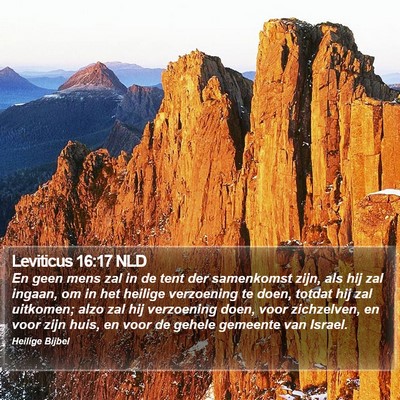 Leviticus 16:17 NLD Bible Verse Image