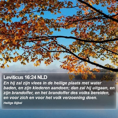 Leviticus 16:24 NLD Bible Verse Image