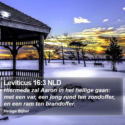 Leviticus 16:3 NLD Bible Verse Image