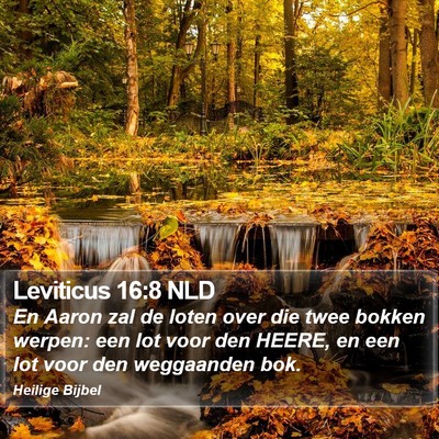 Leviticus 16:8 NLD Bible Verse Image