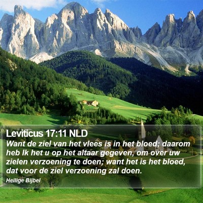 Leviticus 17:11 NLD Bible Verse Image