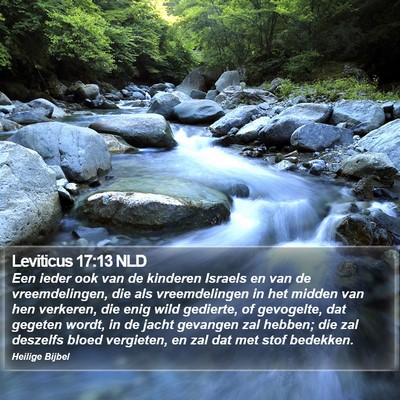 Leviticus 17:13 NLD Bible Verse Image