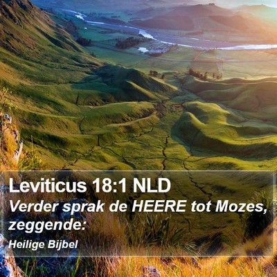 Leviticus 18:1 NLD Bible Verse Image