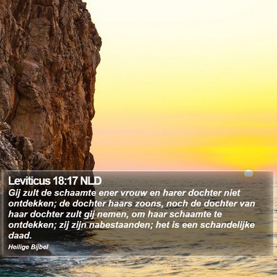 Leviticus 18:17 NLD Bible Verse Image