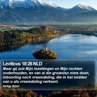 Leviticus 18:26 NLD Bible Verse Image
