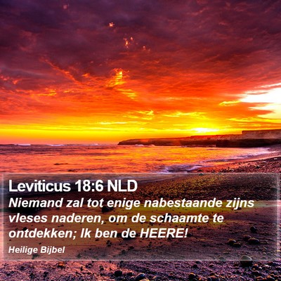 Leviticus 18:6 NLD Bible Verse Image