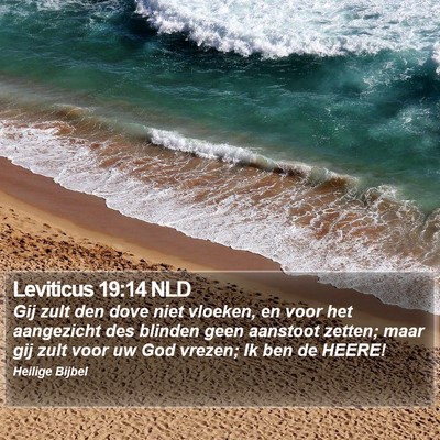 Leviticus 19:14 NLD Bible Verse Image